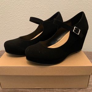 City Classified Mary Jane Wedges